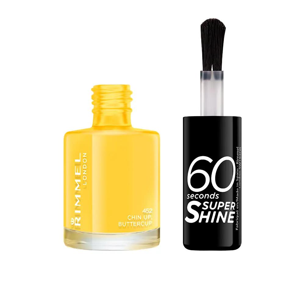 RIMMEL LONDON+ 60 SECONDS SUPER SHINE nail polish #452-chin up buttercup 8 ml