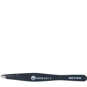 BETER PINZA depilar magnética punta oblicua #negra 1 u BETER PINZA depilar magnética punta oblicua #negra 1 u