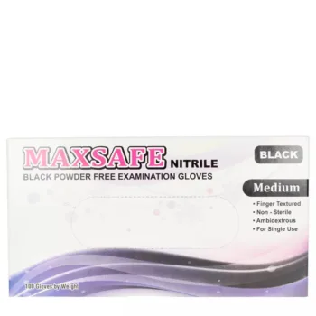 MAXSAFE MAXSAFE nitryl gloves size M #black 100 pz