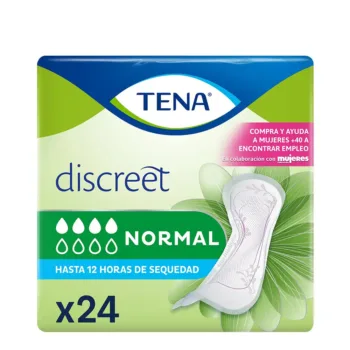TENA LADY DISCREET compresa incontinencia normal 24 u