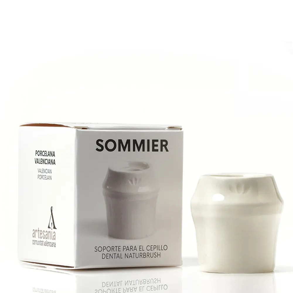 NATURBRUSH SOMMIER soporte for brush dental #blanco 1 pz NATURBRUSH SOMMIER soporte for brush dental #blanco 1 pz