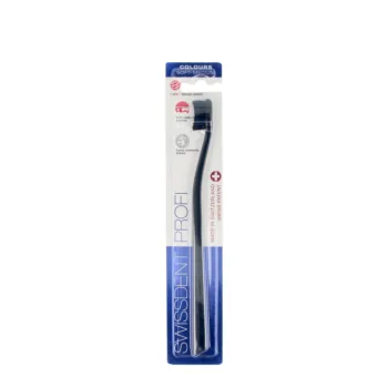 SWISSDENT COLOURS CLASSIC toothbrush #black&red 1 u