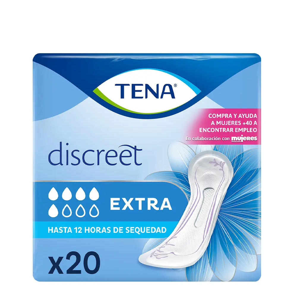TENA LADY DISCREET compresa incontinencia extra 20 u TENA LADY DISCREET compresa incontinencia extra 20 u