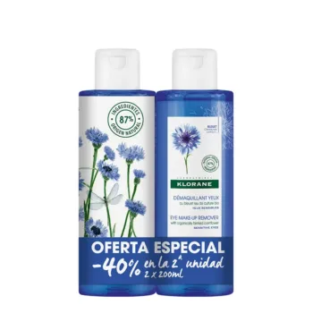 KLORANE ORGANIC CORNFLOWER Eye Makeup Remover set 2 pcs