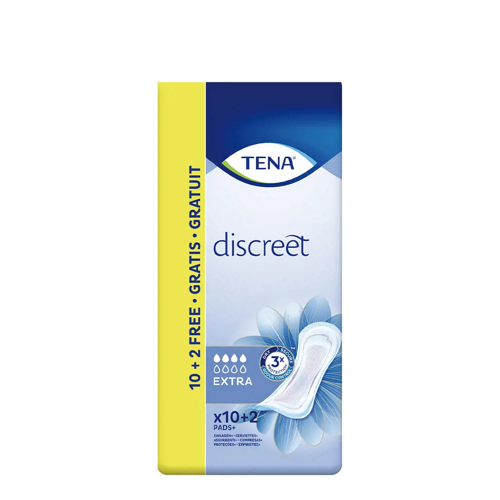 TENA LADY DISCREET compresa incontinencia extra 12 u TENA LADY DISCREET compresa incontinencia extra 12 u