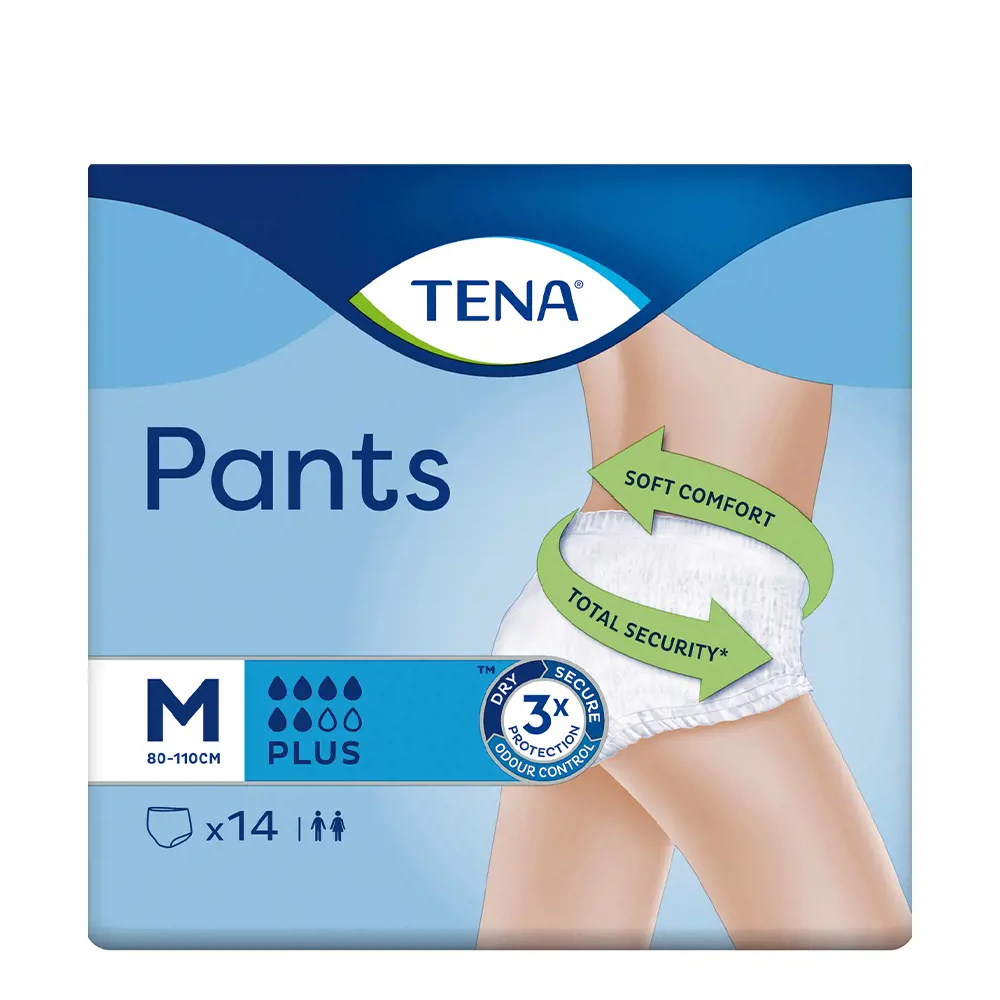 TENA LADY PANTS PLUS medium incontinence briefs 14 u TENA LADY PANTS PLUS medium incontinence briefs 14 u