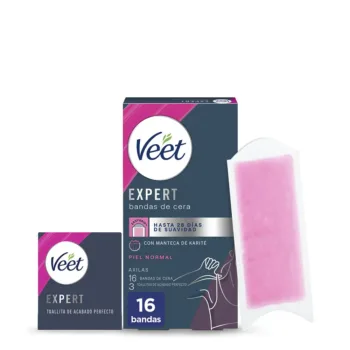 VEET EXPERT WACHSBÄNDER Achselhöhlen normale Haut 16 Stk