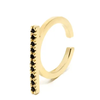 SHABAMA MANHATTAN BLACK ring #bright gold 1 u