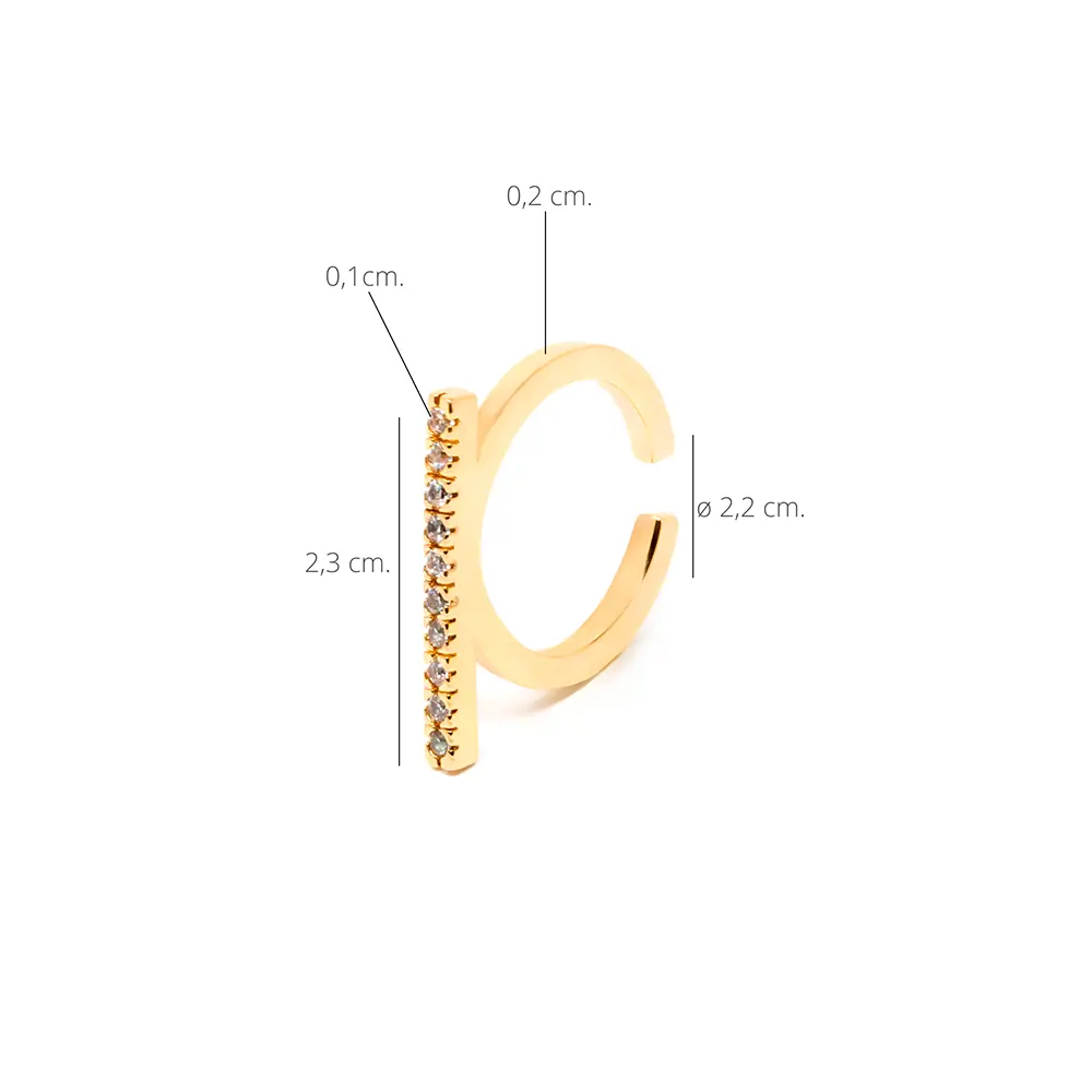 SHABAMA MANHATTAN GOLD ring #bright gold 1 u