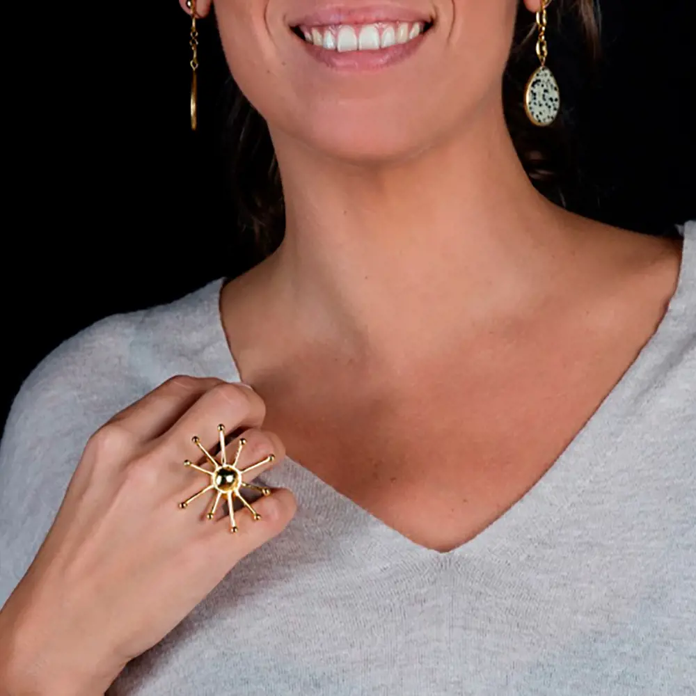 SHABAMA SUN ring #bright gold 1 u SHABAMA SUN ring #bright gold 1 u - Image 3