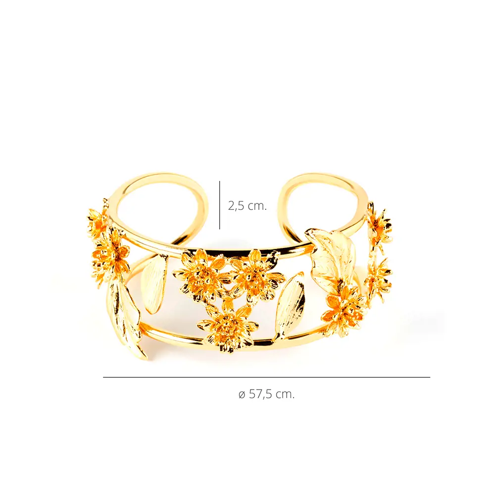 SHABAMA LUXOR bracelet #shiny gold 1 u