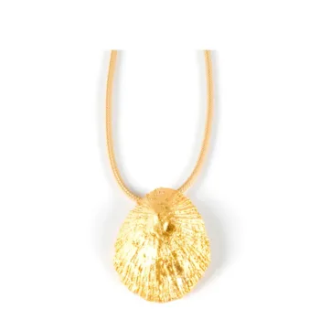 SHABAMA CALOBRA COOL BEIGE necklace #gold glitter 1 u