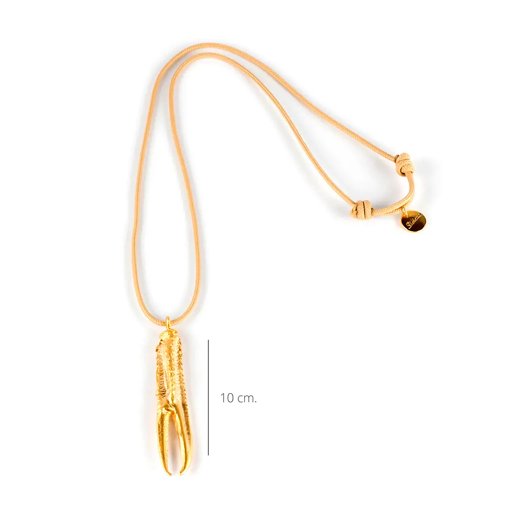SHABAMA TUENT COOL BEIGE necklace #gold glitter 1 u