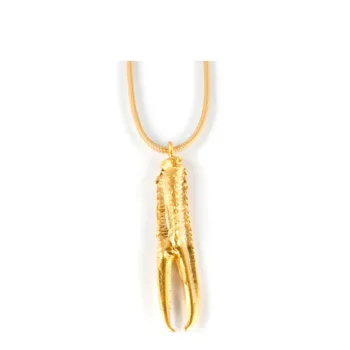 SHABAMA TUENT COOL BEIGE necklace #gold glitter 1 u