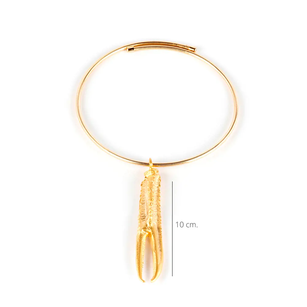 SHABAMA TUENT ELASTIC necklace #shiny gold 1 u