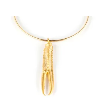 SHABAMA TUENT ELASTIC necklace #shiny gold 1 u