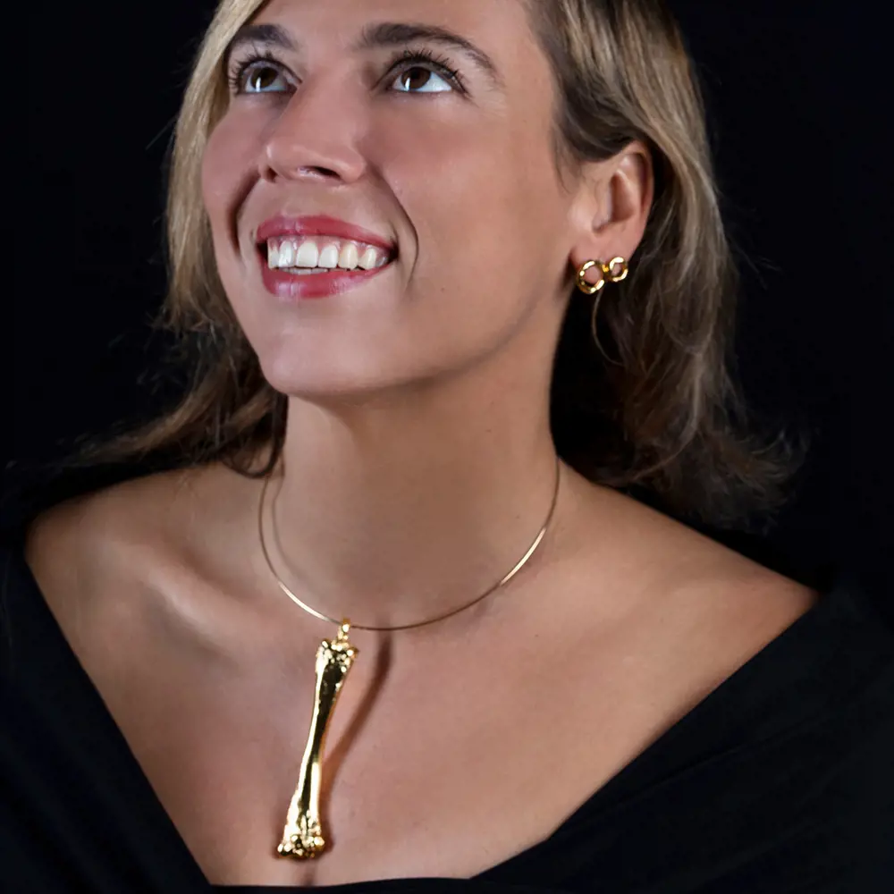 SHABAMA BEEN rigid necklace #shiny gold 1 u SHABAMA BEEN rigid necklace #shiny gold 1 u - Image 3
