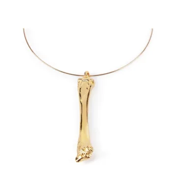 SHABAMA BEEN rigid necklace #shiny gold 1 u