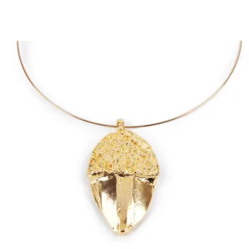SHABAMA BELLOTA rigid necklace #shiny gold 1 u
