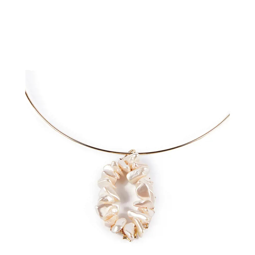 SHABAMA MISSISSIPPI LUXE necklace #PERLAS #shiny gold 1 u SHABAMA MISSISSIPPI LUXE necklace #PERLAS #shiny gold 1 u