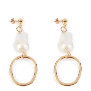 SHABAMA BALBOA LONG earrings #shiny gold 1 u