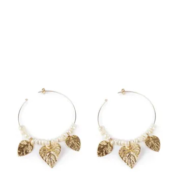 SHABAMA CROWN 4CM earrings #gold glitter 1 u