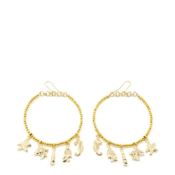 SHABAMA FORMENTOR earrings #shiny gold 1 u