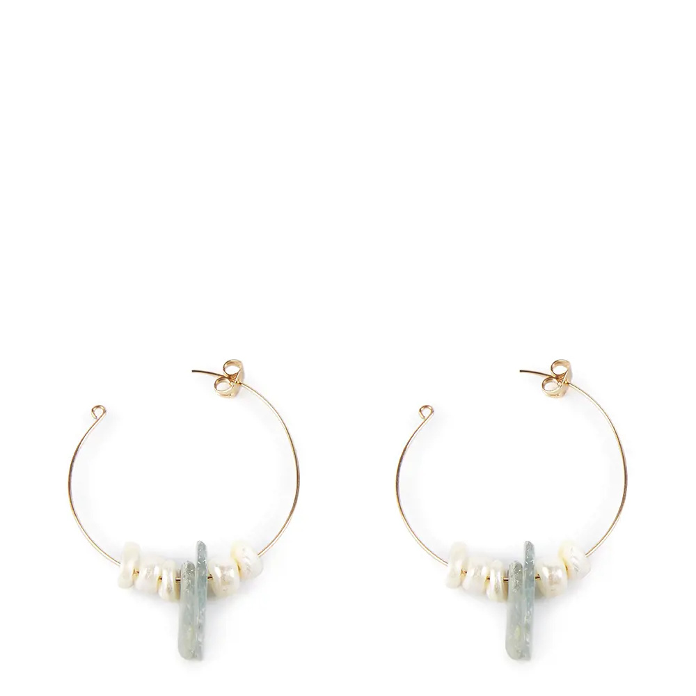 SHABAMA LAO GREEN 4CM pendientes #oro brillo 1 u SHABAMA LAO GREEN 4CM pendientes #oro brillo 1 u