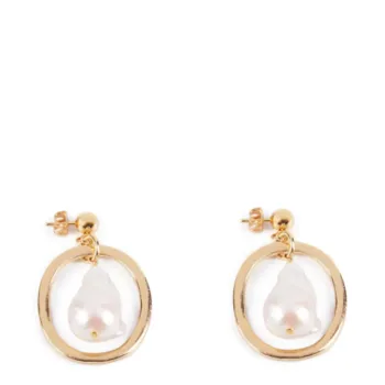 SHABAMA BALBOA earrings #shiny gold 1 u