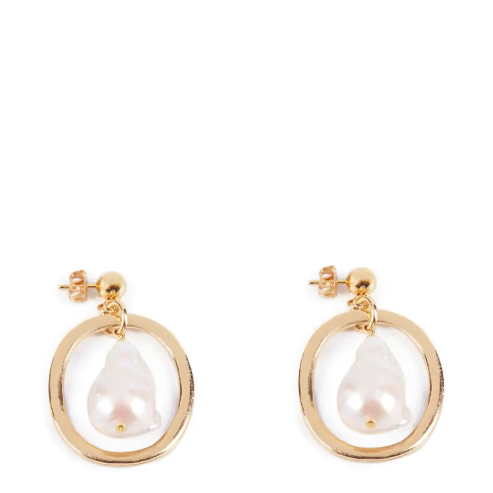 SHABAMA BALBOA earrings #shiny gold 1 u SHABAMA BALBOA earrings #shiny gold 1 u