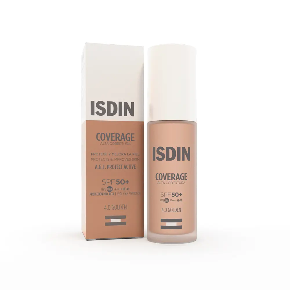 ISDIN COVERAGE high coverage SPF50+ #4.0-Golden 30 gr