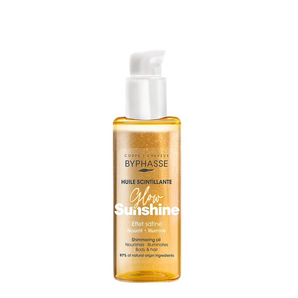 BYPHASSE GLOW SUNSHINE shimmer oil 100 ml BYPHASSE GLOW SUNSHINE shimmer oil 100 ml