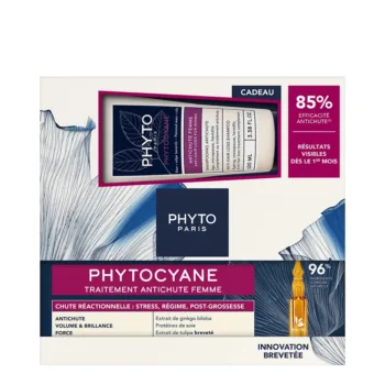 PHYTO PHYTOCYANE WOMEN REACTIONAL HAIR LOSS + SHAMPOO set 2 pcs PHYTO PHYTOCYANE WOMEN REACTIONAL HAIR LOSS + SHAMPOO set 2 pcs