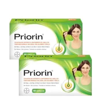 PRIORIN PRIORIN c?psulas pack 2 x 60 u