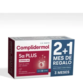 COMPLIDERMOL COMPLIDERMOL 5 ALFA PLUS capsules for hair loss 180 units COMPLIDERMOL COMPLIDERMOL 5 ALFA PLUS capsules for hair loss 180 units