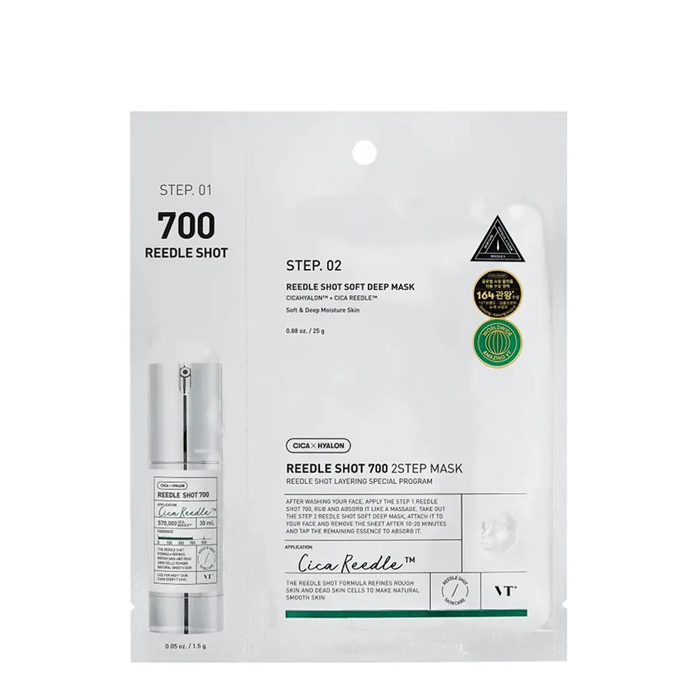 <span class="notranslate">VT COSMETICS VT REEDLE SHOT</span> 700 2-STEP microneedling mask 25 gr <span class="notranslate">VT COSMETICS VT REEDLE SHOT</span> 700 2-STEP microneedling mask 25 gr