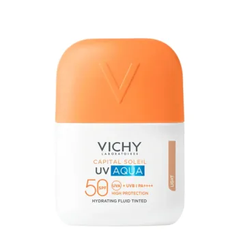 VICHY CAPITAL SOLEIL UV AQUA moisturizing fluid with color SPF50 #Light 50 ml