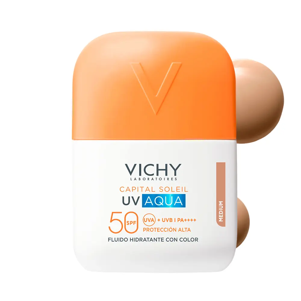 <span class="notranslate">VICHY CAPITAL SOLEIL UV AQUA</span> moisturizing fluid with color SPF50 #Medium 50 ml <span class="notranslate">VICHY CAPITAL SOLEIL UV AQUA</span> moisturizing fluid with color SPF50 #Medium 50 ml - Image 3