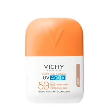 VICHY CAPITAL SOLEIL UV AQUA moisturizing fluid with color SPF50 #Medium 50 ml