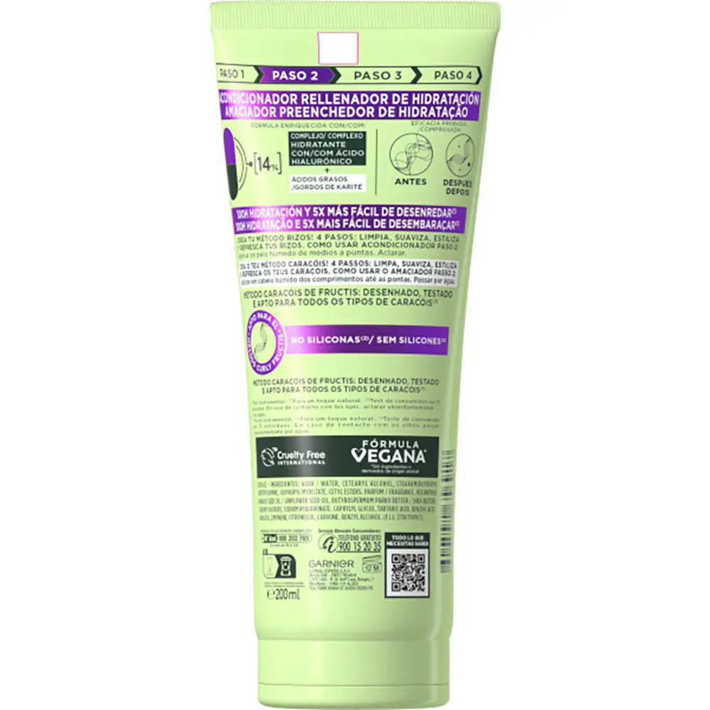GARNIER FRUCTIS CURL METHOD NO. 2 conditioner 200 ml GARNIER FRUCTIS CURL METHOD NO. 2 conditioner 200 ml