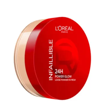 L'OREAL PARIS INFAILLIBLE POWER GLOW loose powder in mesh 24h #Universal 1 u