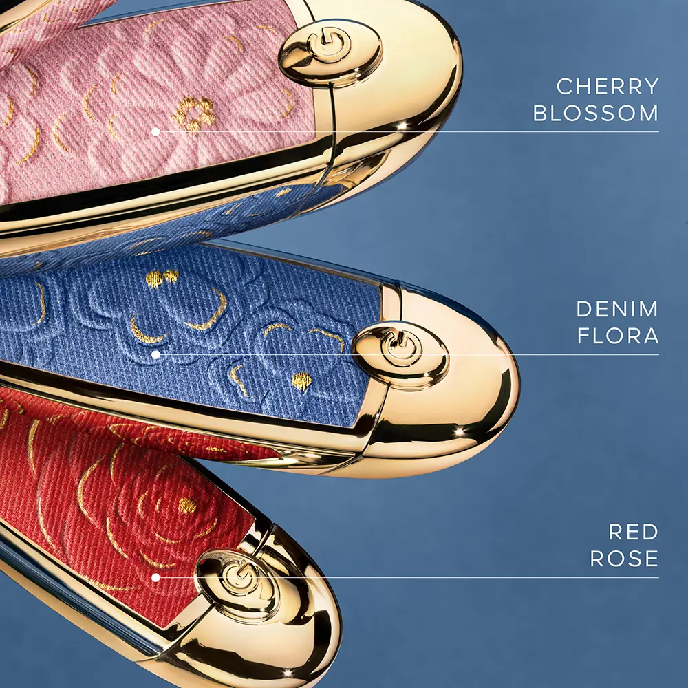 GUERLAIN ROUGE G BLOOMING DENIM limited edition case #Red Rose 1 unit GUERLAIN ROUGE G BLOOMING DENIM limited edition case #Red Rose 1 unit - Image 3