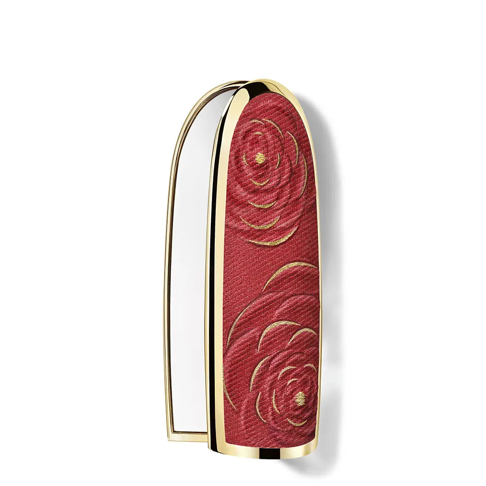 GUERLAIN ROUGE G BLOOMING DENIM limited edition case #Red Rose 1 unit GUERLAIN ROUGE G BLOOMING DENIM limited edition case #Red Rose 1 unit