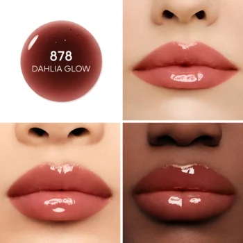 GUERLAIN KISSKISS BEE GLOW OIL tinted lip oil #878-Dahlia 9.5 ml