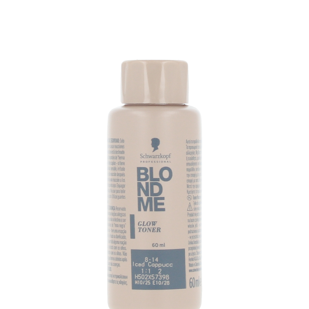 SCHWARZKOPF BLONDME shine toner #Iced Cappuccino 8-14 60 ml SCHWARZKOPF BLONDME shine toner #Iced Cappuccino 8-14 60 ml