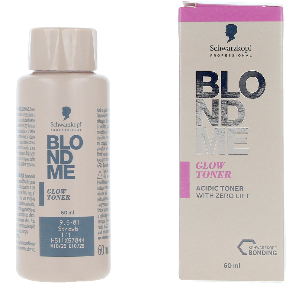 SCHWARZKOPF BLONDME shine toner #Strawberry 9.5-81 60 ml SCHWARZKOPF BLONDME shine toner #Strawberry 9.5-81 60 ml