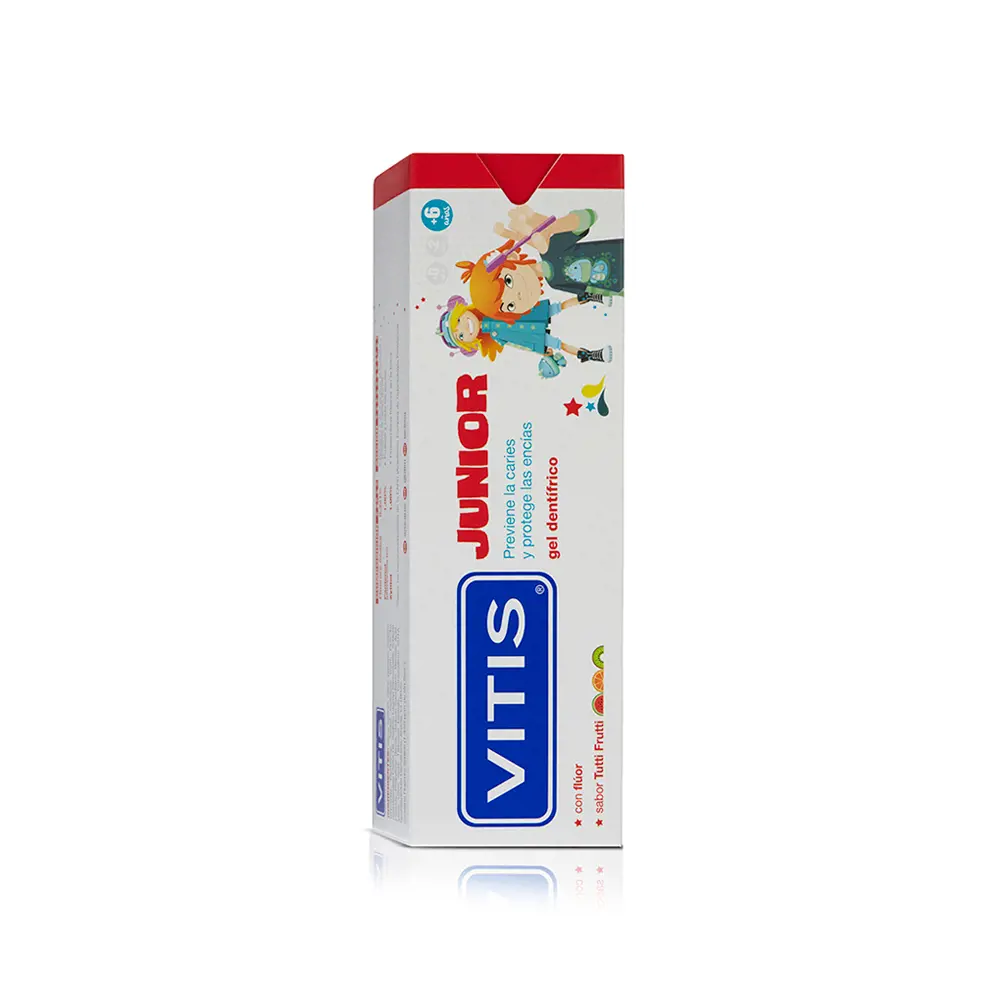 VITIS JUNIOR toothpaste gel with fluoride #Tutti Frutti 75 ml