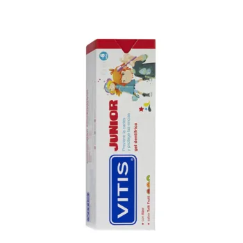 VITIS JUNIOR toothpaste gel with fluoride #Tutti Frutti 75 ml