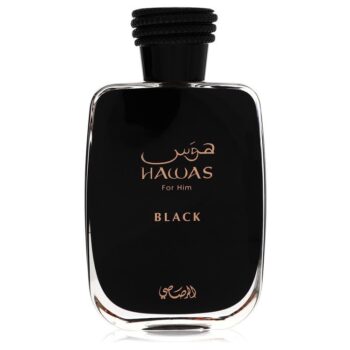 <span class="notranslate">Hawas Black by Rasasi</span> Eau De Parfum Spray (Unboxed) 100 ml for Men
