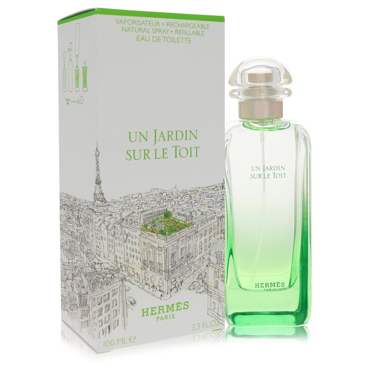HERMES UN JARDIN SUR LE TOITEau de Toilette 100 ml pour femmes HERMES UN JARDIN SUR LE TOITEau de toilette 100 ml pour femme - Image 2